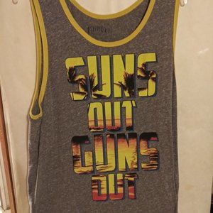 Fifth Son  Suns Out Guns Out Gym Mens Graphic Tank Top Size XL